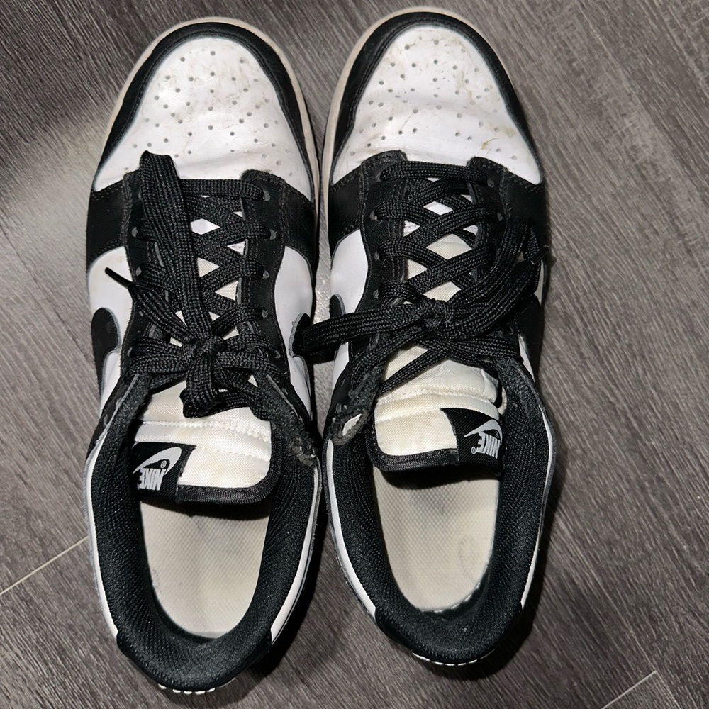 Nike Dunk Low Black and White Panda Sneakers Womens 10